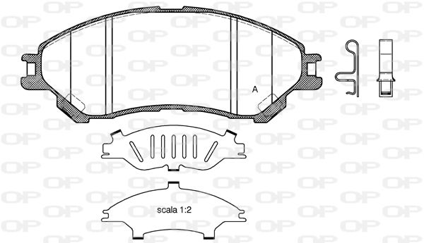 OPEN PARTS Jarrupala, levyjarru BPA1589.02